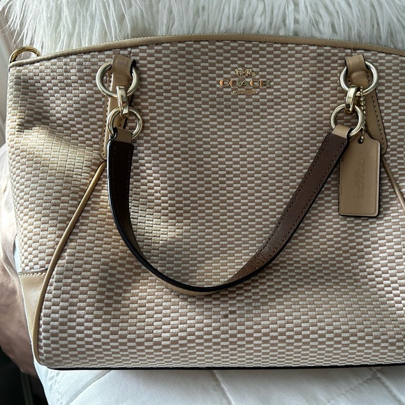 Coach ‘tweed looking’ handbag - Picture 1 of 4